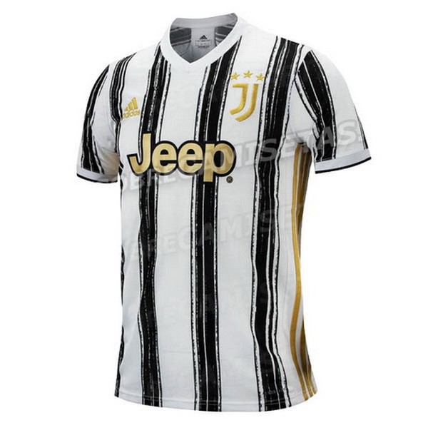 Trikot Juventus Heim 2020-21 Weiß Schwarz